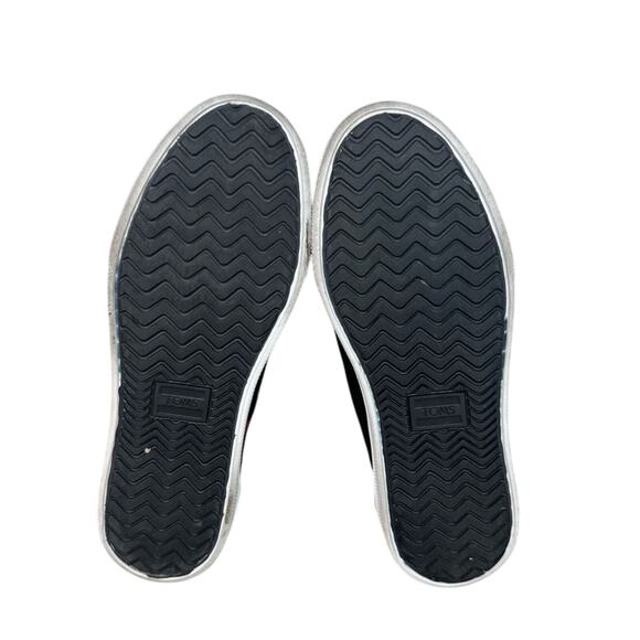 TOMS X Marvel Women's Black Comic Print Canvas Sneakers Size 5 Avengers Shoes - Picture 8 of 8